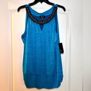 Teal sleeves blouse; new with tags.